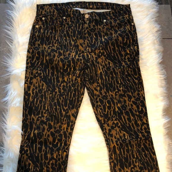 5[7ForAllMankind] Leopard Gwenevere pants - Picture 3 of 7
